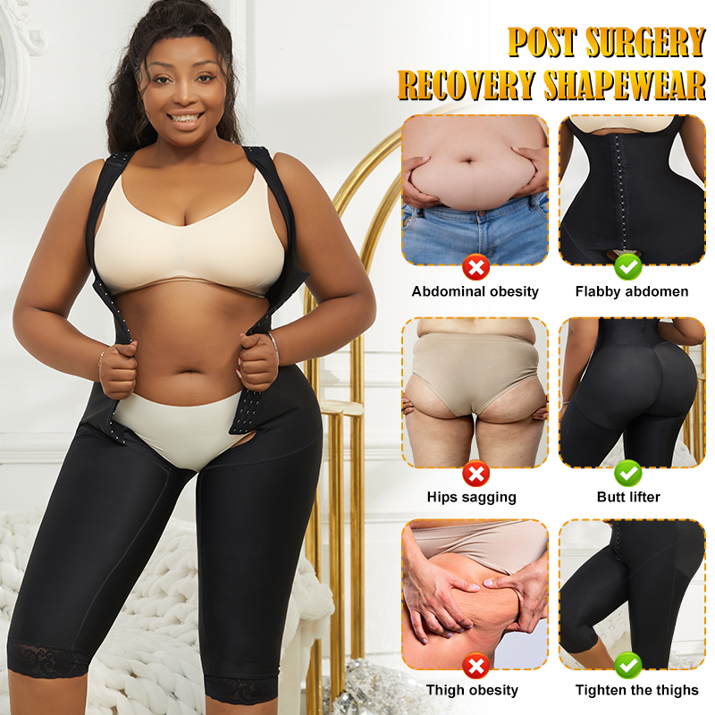 女性用全身シェイパー コンプレッション お腹引き締め術後回復 - Shapewear Bodysuit Firm のレビューと価格