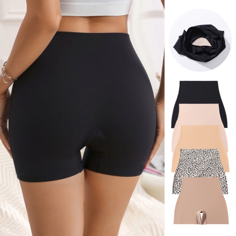 BZEL 5枚セット 女性用 ハイウエスト ボーイショーツ  - Boyshort Underwear のレビューと価格